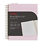 Staples Pro120 Elite™ Flexible Cover Notebook, 8.5" x 11", Narrow Ruled, 90 Sheets, Dusty Pink (ST63368)~#|#~858EB3B2-F95B-4ED9-A341440ED12ED274_sc7