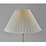 Simplee Adesso Jeremy 60.75"H Antique Brass Floor Lamp with White Pleated Fabric Shade (SL9500-21)~#|#~85BB0E03-426C-48B0-96356D761EA7FB98_sc7