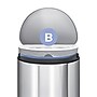 simplehuman Semi-Round Mini Stainless Steel Step Trash Can, 1.6 Gallon (CW2106)~#|#~85BCFFE0-C5EA-4119-AF298E7EC76FC781_sc7