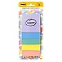 Post-it Transparent Sticky Notes, 2.8" x 2.8", Assorted Colors, 36 Sheets/Pad, 5 Pads/Pack (600-5PASTEL)~#|#~85C851FD-BCC2-45D4-A8DDBD089590DC3B_sc7