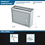 Barska Multi-Purpose Mail Safe with Key Lock (CB12710)~#|#~85E2F5F6-51FB-424B-85AC95B311851EEB_sc7