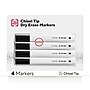 TRU RED™ Tank Dry Erase Markers, Chisel Tip, Black, 4/Pack (TR54559)~#|#~85E54061-A1E0-4A5F-81C51265D7FA3B58_sc7