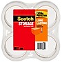 Scotch Long Lasting Storage Packing Tape, 1.88" x 54.6 yds., Clear, 4 Pack (3650-4)~#|#~85EBEF41-5A75-44B2-9785AB02D178E76C_sc7