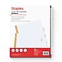 Staples Large Tab Insertable Dividers, 5 Tabs, Clear (13491/11122)~#|#~85ED430D-BD77-4EC0-A89C8C2D151B818F_sc7