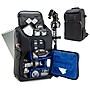 USA GEAR S Series DSLR Camera Backpack with Laptop Compartment, Black and Blue (GRSLS17100BLEW)~#|#~85FA0A5E-0DA1-4F93-9673A8E6C1210ABB_sc7