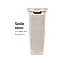 Mind Reader 10.57-Gallon Hamper with Lid, Plastic, Ivory (40FABHAMP-IVO)~#|#~85FB50A6-E087-42F8-9590552A680CB462_sc7