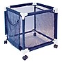 Pool Bins Pool Storage Organizer Mesh Rolling Pool Equipment Bin, 3.2-cu. ft., Blue (PBFT-1501)~#|#~86015B4F-8D55-48D1-9353E07E1A4B4D9B_sc7