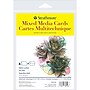 Strathmore 300 Series Mixed Media Cards & Envelopes, 6.875" x 5", White, 6/Pack, 3 Packs/Bundle (STTP305462-3)~#|#~860253D6-2254-4DB8-A392D2296C87D7AD_sc7