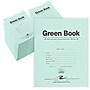 Roaring Spring Paper Products Exam Notebooks, 7" x 8.5", Wide Ruled, 8 Sheets, Green, 600/Case (77508CS)~#|#~86065010-406C-4087-BAECCDEBB39B6B59_sc7