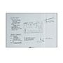 U Brands Glass Dry-Erase Whiteboard, Aluminum Frame, 6' x 4' (2827U00-01)~#|#~861BB2E5-3FD7-43CA-B1EE8A5D11C3FDB7_sc7