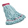 Coastwide Professional™ Looped-End Wet Mop Head, Large, Recycled PET, 5" Headband, Blue (CW57754)~#|#~862CD335-6166-4823-9D1B8B2336C4F07B_sc7