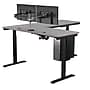 VersaDesk PowerLift 60"W Electric L-Shaped Adjustable Standing Desk, Gray/Black (PLLSD6072-BG-APP)~#|#~863A58B5-8E25-4AB7-82EAE9FAA62C427C_sc7