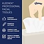 Kleenex Professional Standard Facial Tissue, 2-Ply, White, 125 Sheets/Box, 12 Boxes/Carton (03076)~#|#~8644DEC4-BF13-4421-8E654EC200F29CA6_sc7