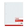 Staples® Graph Ruled Filler Paper, 8" x 10.5", 3-Hole Punched, White, 80 Sheets/Pack (ST40476B)~#|#~8665D0C4-11F2-4FFF-89590E0B9DD69A0C_sc7
