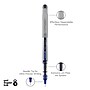 uniball Vision Needle Rollerball Pens, Fine Point, 0.7mm, Blue Ink, Dozen (1734904)~#|#~866760A5-32E9-4F3A-B046801A050D1360_sc7