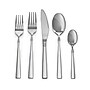MegaChef Cravat Stainless Steel Flatware Set, 20 Piece~#|#~866B356A-212F-4350-83A1A856C1EDDD4A_sc7