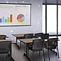 Regency Kobe Flip Top 48"W x 24"D Rectangular Training Room Table, Laminate, With Wheels, Noble Oak (MKFTM4824NO)~#|#~866C54C0-FFD1-48FA-AD634E070E5BE749_sc7