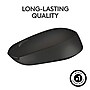 Logitech M170 Wireless Ambidextrous Optical Mouse, Black (910-004940)~#|#~86748270-8E6C-4562-8BA0BDBE4A544723_sc7