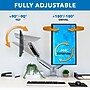 Mount-lt! Adjustable Dual Arms Monitor Desk Mount, Up to 32" Monitors, Silver (MI-1772)~#|#~8676565E-BF29-4CC8-B35330DE575FB531_sc7