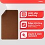 Staples TECH Anti-Slip Faux Leather Desk Pad, 31.5" x 15.7", Brown (ST62544)~#|#~86901248-B62E-4E06-99D2139CB020BFED_sc7