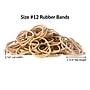 Alliance Sterling Multi-Purpose #12 Rubber Bands, 1-3/4" x 1/16", 3400/Pack (24125)~#|#~8695BA31-7859-4DBA-B9094E9F62AA457A_sc7
