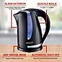 Brentwood Stainless Steel Cordless Electric Kettle, 7-Cups, Black (KT-1616BK)~#|#~86AB5746-3E41-487A-B7F05B270722B766_sc7