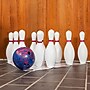 Champion Sports Plastic Bowling Pin Set, Red/White, 10/Set (CHSBP10)~#|#~86B8A748-7CCC-4D7C-82E102312EF730E7_sc7