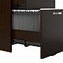 Bush Business Furniture Office in an Hour 63"H x 129"W 4 Person X-Shaped Cubicle Workstation, Mocha Cherry (OIAH007MR)~#|#~86D7AEA4-90EB-4823-8134C2349CF6F08A_sc7