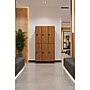 Alpine Industries 72" 2-Tier 2-Column Storage Locker with Digital Lock, Oak (701-O-2-TPL-MK)~#|#~86DA7F8B-D829-4F1E-BD719D7E3AFA2096_sc7