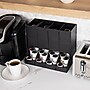 Mind Reader Plastic 4-Compartment Single Serve Coffee Pod Dispenser, 120 Pod Capacity, Black (CPODBK-BLK)~#|#~86DC09BE-ACAE-42E7-859696AF306F57AB_sc7