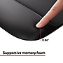 Staples TECH Foam Mouse Pad with Wrist Rest, Black, Memory Foam Ergonomic Support, Non-Skid Base, 9.21” x 7.05”~#|#~86E98197-28CD-4B59-93EED4920D31F7A8_sc7