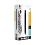 Zebra® bLen Gel Pen, Retractable, Fine 0.7 mm, Black Ink, Black Barrel, Dozen~#|#~86EFAFEE-1523-4D7B-9E2EAAD5DC23D145_sc7