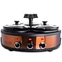 MegaChef Triple 1.5 Quart Slow Cooker, Copper (934109462M)~#|#~870D6319-6ED9-410F-AC50456F47656BF2_sc7