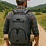 SaharaCase All-in-One Laptop Backpack, Large, Gray (LT00086)~#|#~871BDF37-B5FE-4B35-A6DB35CDBC2BCA55_sc7