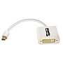 Plugable Mini Display Port to DVI Male/Female Video Adapter Cable, White (MDPM-DVIF)~#|#~8731CA98-597A-4936-B91766E64D8CD867_sc7