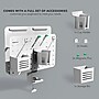 Mount-It! 360° Rotating Pegboard and Document Organizer with Accessories for Desks, White (MI-7301WHT)~#|#~8734E380-05BF-4980-948BEBAFBB46DFE2_sc7