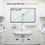 Mount-It! MedHub Full-Motion Swivel Monitor Mount for Mobile Medical Carts, 17"-32" Screens, 17.6 lbs. Capacity (MI-16005SW)~#|#~8740EA42-2AC0-48F9-AFD662E9AE309656_sc7
