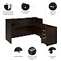 Bush Business Furniture Arrive 72"W L Shaped Reception Desk with Counter and Mobile File Cabinet, Mocha Cherry (ARV010MR)~#|#~8749DEC0-863A-4BB7-9CA0F08311E8CD09_sc7