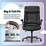 Serta Torrington Ergonomic Polyurethane Big & Tall Chair, 400 lb. Capacity, Black (52399-BLK)~#|#~875385E4-9740-4781-B7C5AC9A468D63F3_sc7