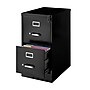 Staples Heavy Duty 2 Drawer Vertical File Cabinet, Letter Size Documents, 22" D x 15" W x 28.38" H, Black~#|#~8768D215-F721-4C92-84B834D8B7B27B3C_sc7