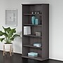 Bush Business Furniture Studio C 73"H 5-Shelf Bookcase with Adjustable Shelves, Storm Gray Laminate (SCB136SG)~#|#~876C22F5-D8E9-4BCC-A02C4E5FCB902E01_sc7