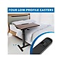 Mount-It! Height-Adjustable Overbed Desk with Tilt Tabletop, 27.2"-41.3"H, Brown/Black (MI-8045)~#|#~876D806C-5C52-4CD4-AAF124B54188F1EB_sc7