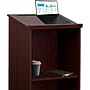 AdirOffice 46" Speaker Podium Lectern, Mahogany (661-01-BLK-PKG)~#|#~87712118-900B-4A5B-B9DE7572A316C616_sc7