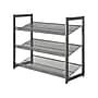 Whitmor 3-Tier Stacking Shoe Rack, Gunmetal (6905-8770-BB)~#|#~877207E6-3388-40A8-A1422FEE44A16A9B_sc7