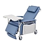 Viva Comfort Leather Bariatric 3-Position Geri Chair Recliner with Front Tray and Casters, Blue (ADIME915-01-T-BLU-KIT)~#|#~877233F2-5A2B-4E12-AB0D14ADD75475F8_sc7