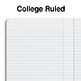 Staples® Composition Notebook, 7.5" x 9.75", College Ruled, 80 Sheets, Purple (ST55078)~#|#~877592EA-D174-48AC-996CEBD142BE46A0_sc7