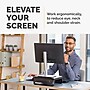 Fellowes Breyta Adjustable Monitor Stand, Black (100098502)~#|#~87764548-F8F4-4F43-AA6F8DE24467005E_sc7