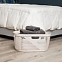Mind Reader 10.57-Gallon Laundry Basket with Handles, Plastic, Ivory, 2/Set (2HHAMP40-IVO)~#|#~8782150F-7BD0-46B0-9627541E623C5A83_sc7
