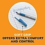 BIC Round Stic Grip Xtra Comfort Ballpoint Pens, Medium Point, 1.2mm, Blue Ink, Dozen (GSMG11BE)~#|#~8798C7B2-1806-494E-A985A30011CB43E9_sc7