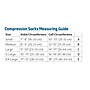 Curad 15-20mmHg Knee High Compression Socks, Black, D Size, Regular Length, Each (MDS1716DBH)~#|#~87C1B19F-27CB-473F-A41C10989A15D852_sc7